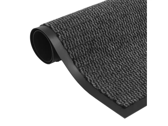 Paillassons rectangulaires 2 pcs 40 x 60 cm Anthracite