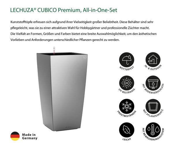 LECHUZA® CUBICO Premium, All-in-One-Set