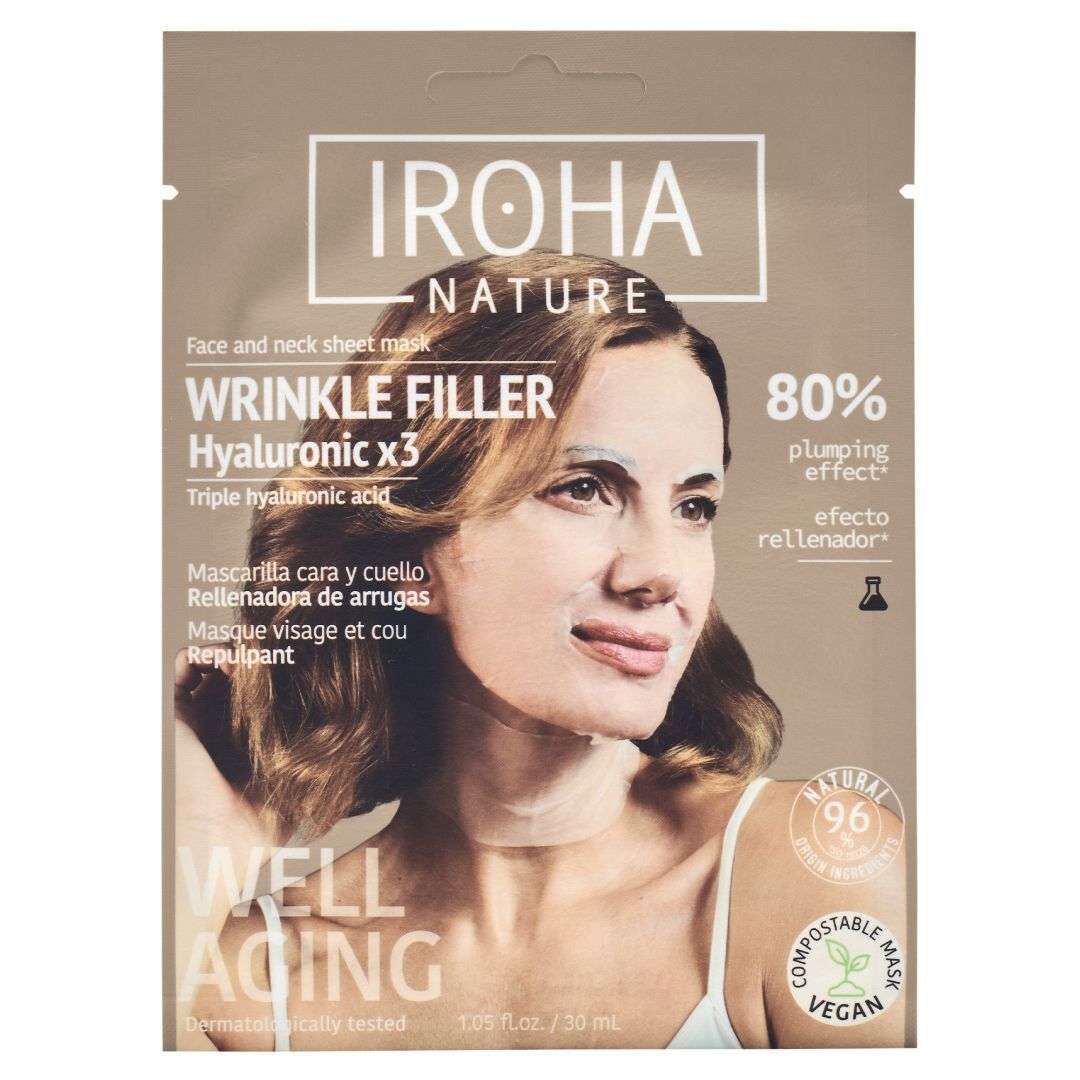 IROHA  Máscara Rosto e Pescoço - 1un
