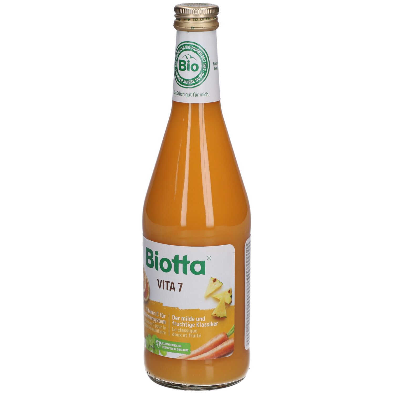 Biotta Vita 7 - Bio Saft aus Früchten & Gemüse für Safttage