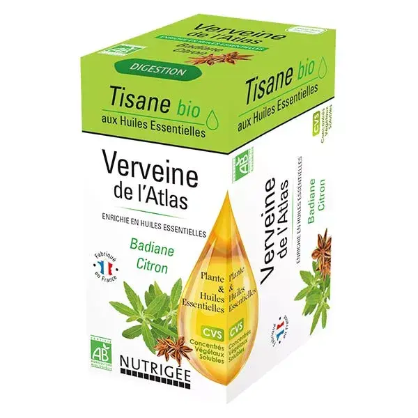 Nutrigée Orgânico Atlas Verbena Infusão 20 sachês