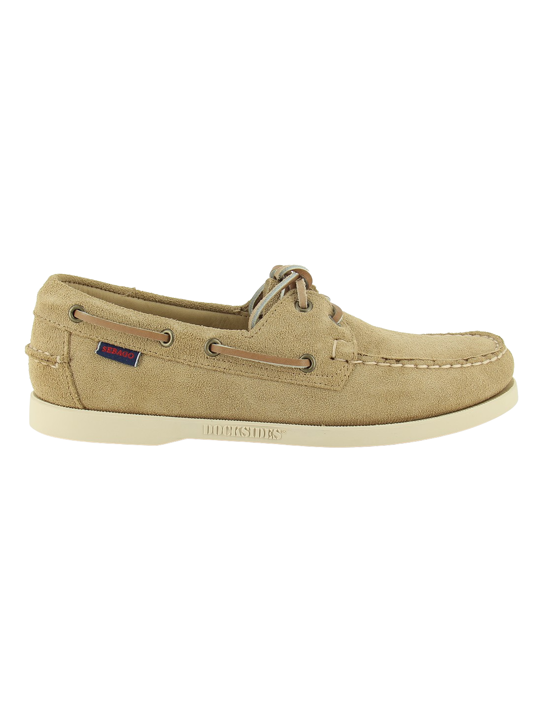 sebago mocassins bateaux homme portland flesh out cuir beige
