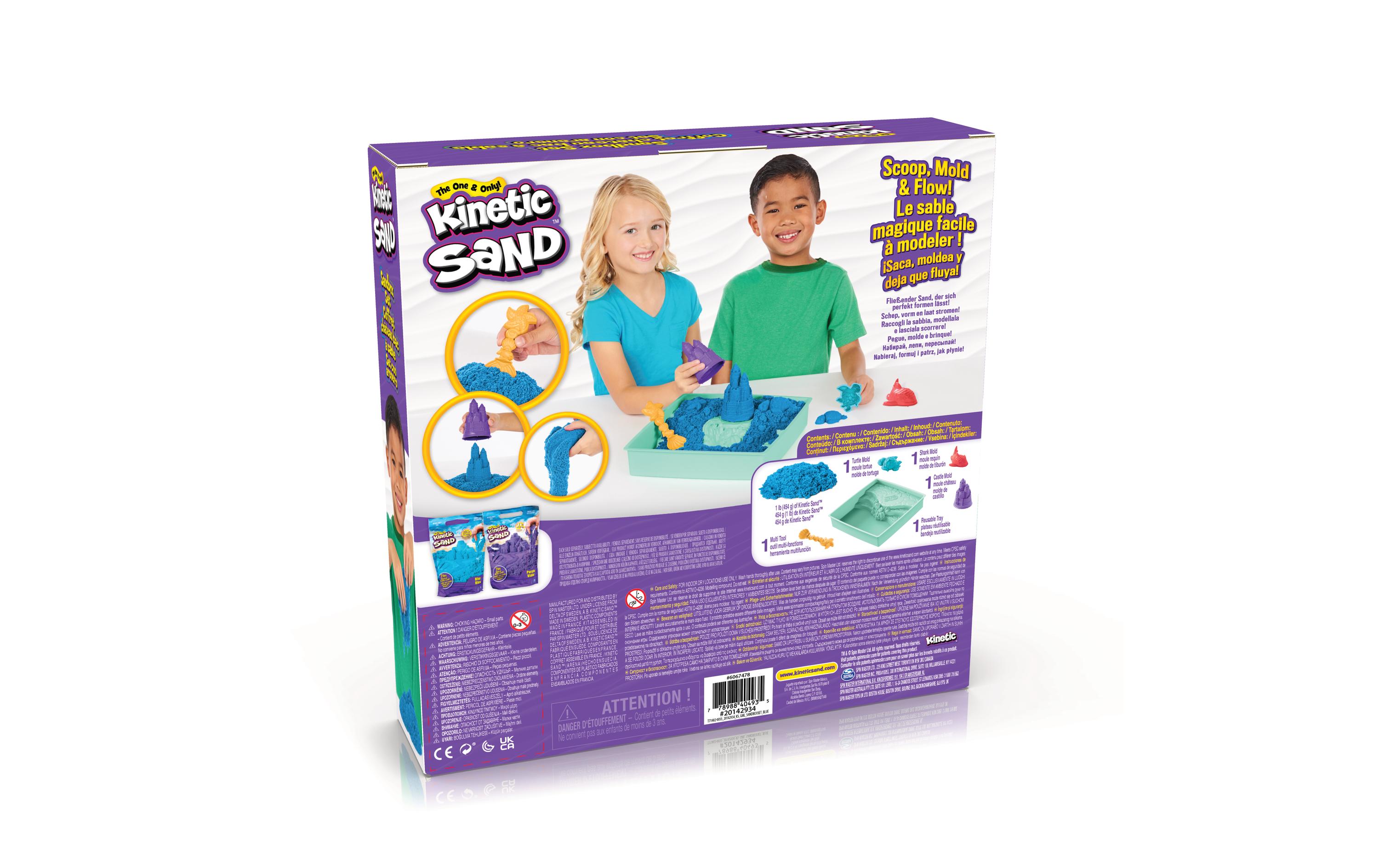 Sand Kinetic Sand Box Blau 454 gSandkasten Spierlse