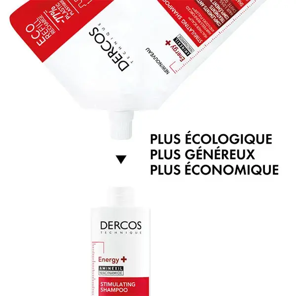 Shampoo Vichy Dercos Technique Eco-refill Energy+ 500ml