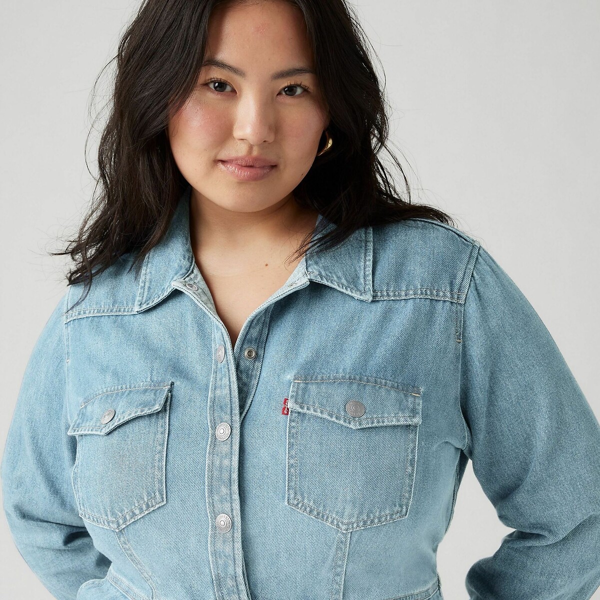 LEVI'S PLUS<br>Hemdjurk em jeans