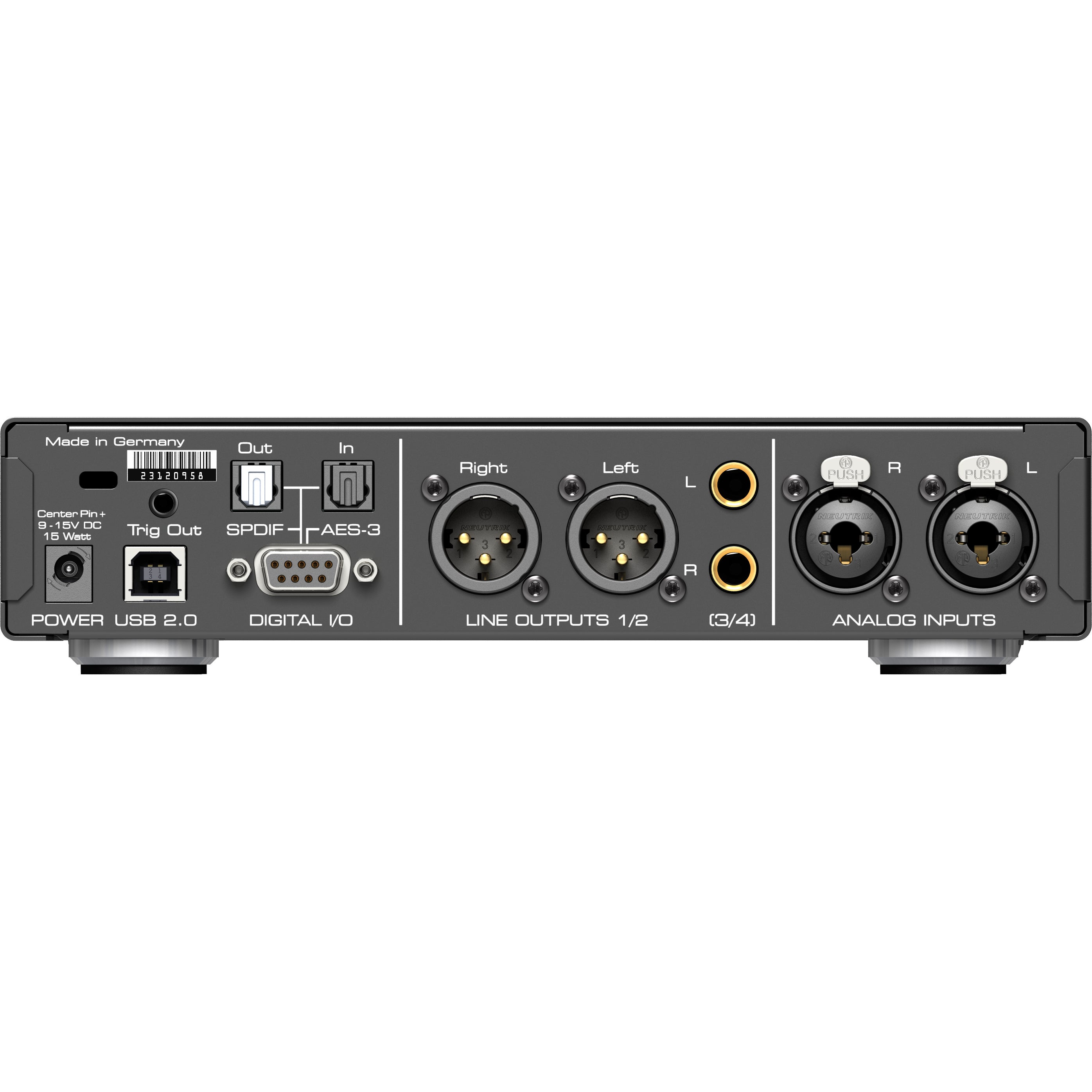 RME ADI-2/4 Pro SE 2-in/2-out AD/DA converter