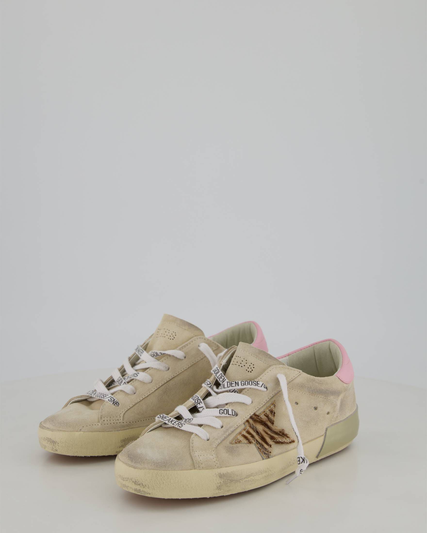Golden Goose| Damen Sneaker SUPER STAR SUEDE ZEBRA STAR