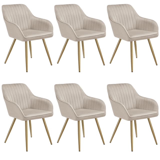 Stol Marilyn, velour, quiltet