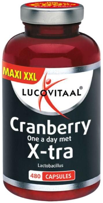 Lucovitaal Cranberry met X-tra Lactobacillus 480 capsules