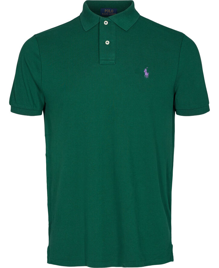 Polo Ralph Lauren Custom Slim Fit Mesh Polo Shirt New forest/c4649