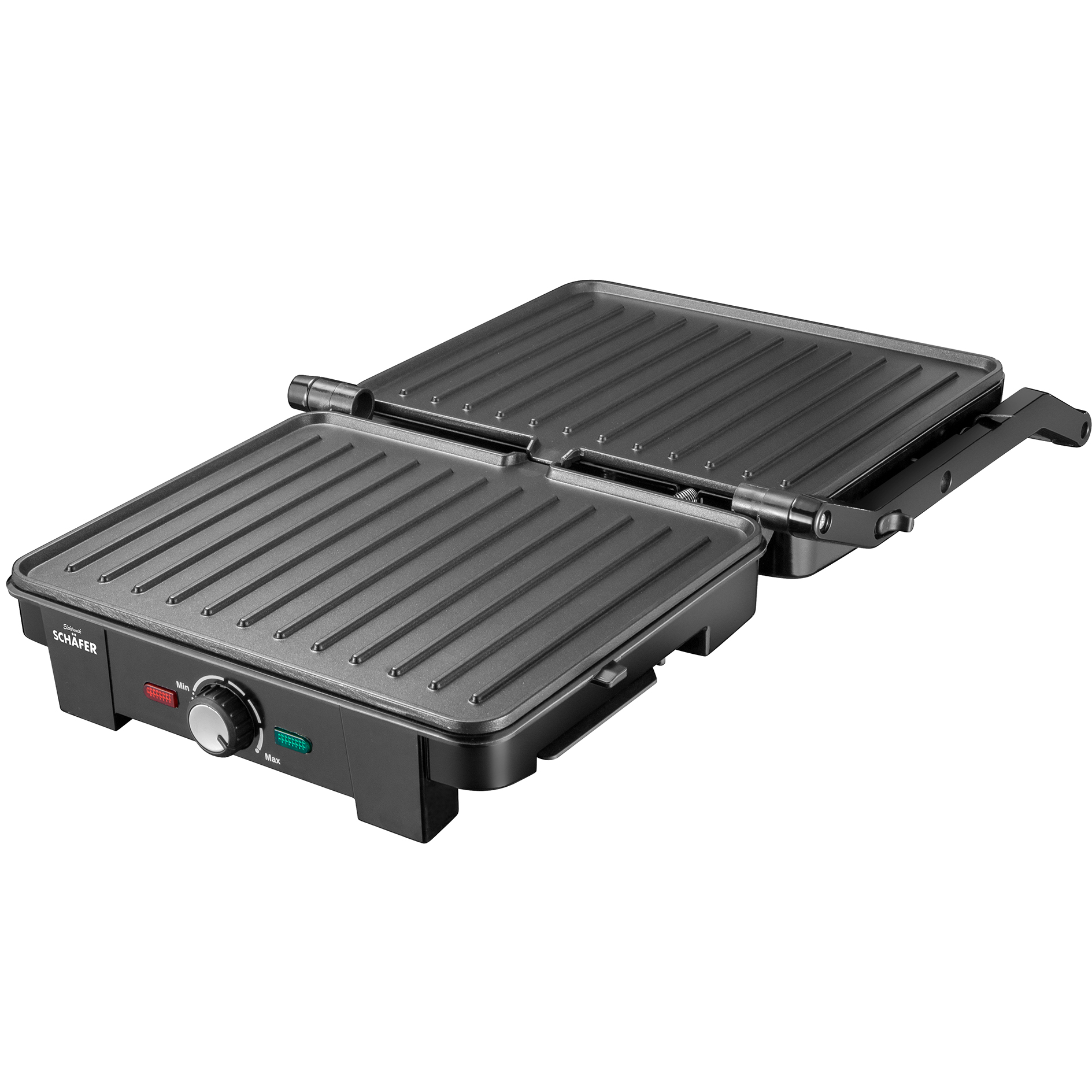 SCHÄFER Kontaktgrill - schwarz - 2200 Watt