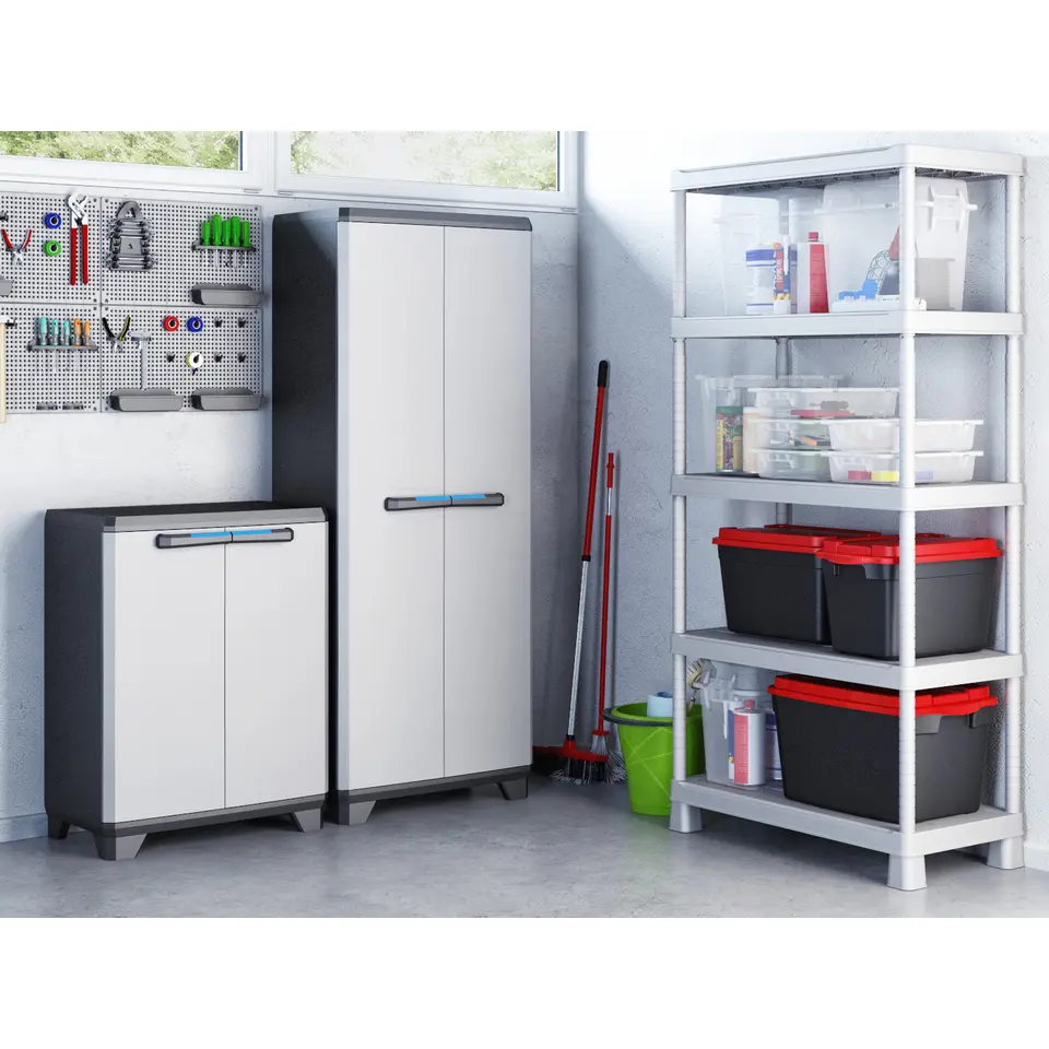 Keter Linear Opbergkast utility - bezemkast - 3 planken