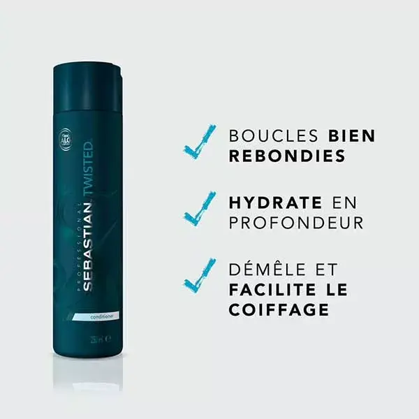 Sebastian Professional Twisted Après-Shampoing Cheveux Bouclés 250ml