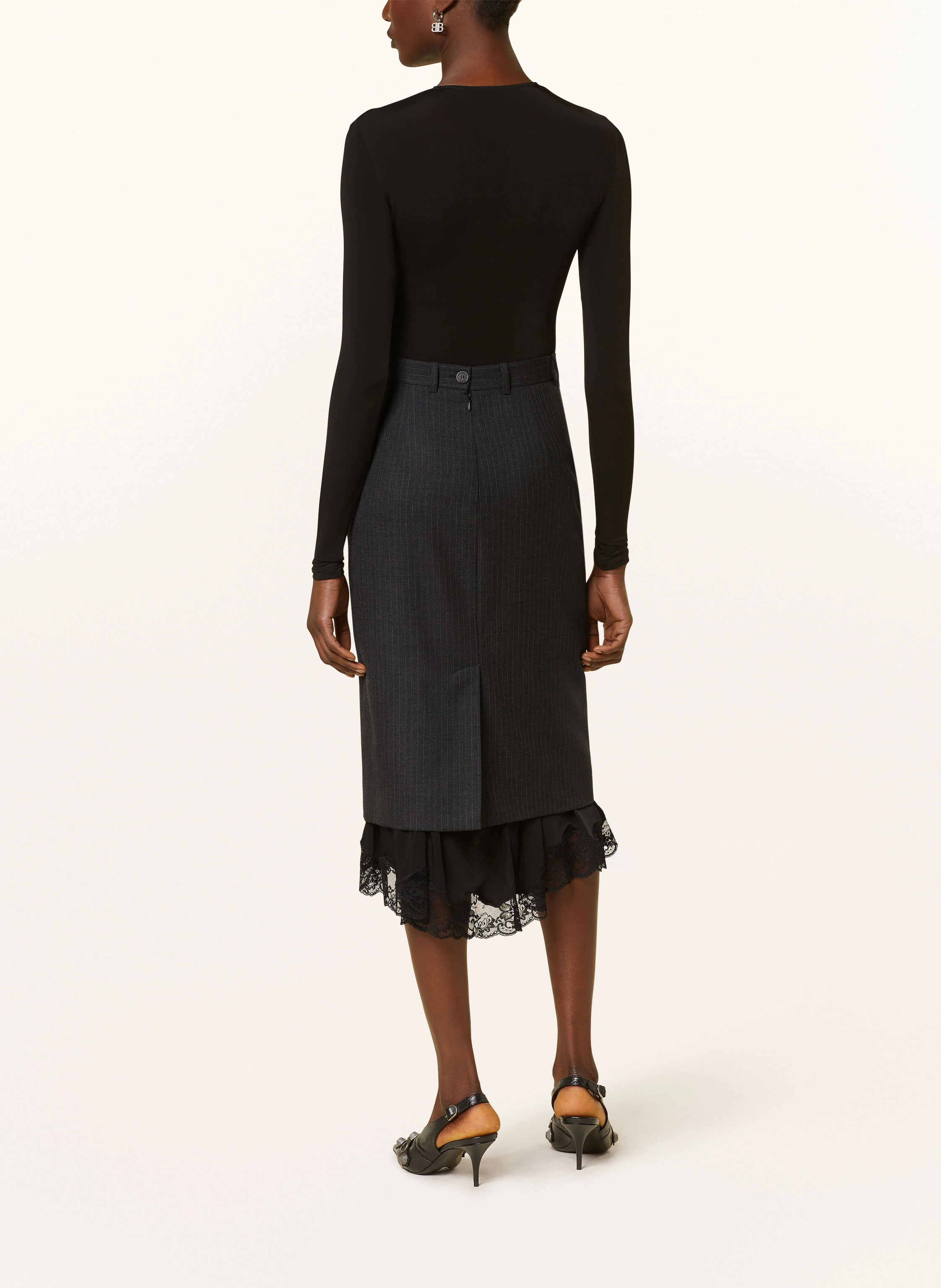 BALENCIAGA Rock mit Spitze