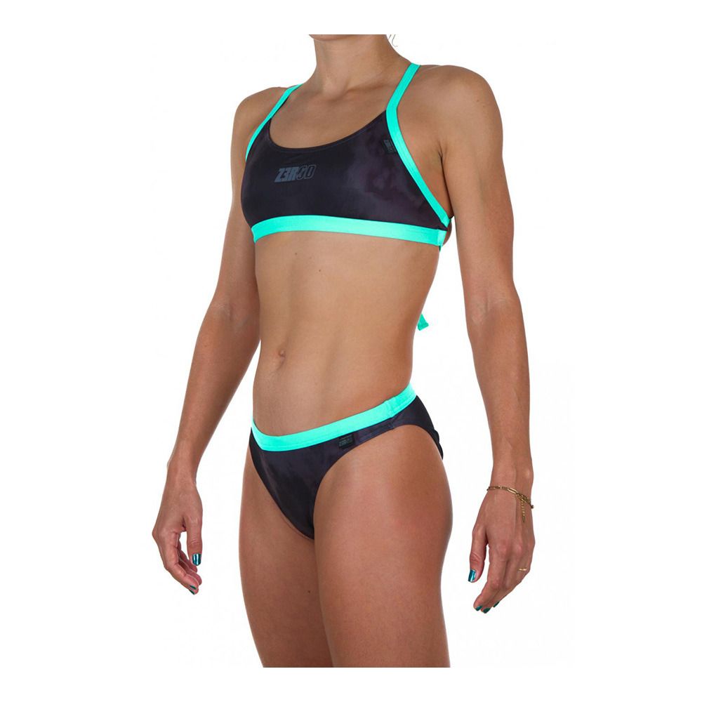 Z3rod SWIMSUIT - Haut de maillot de bain Femme dark shadows tie & dye