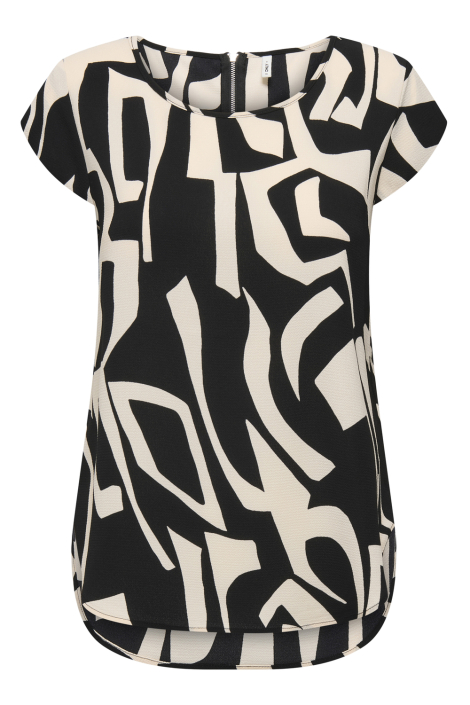 Only zwarte dames t-shirt