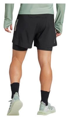 Short 2-en-1 adidas Own The Run Climacool 7in Noir Homme