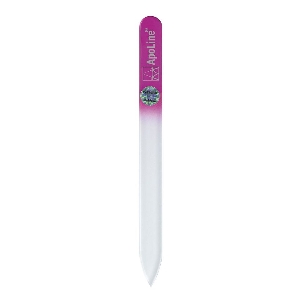 ApoLine® Glasnagelfeile, einzel, pink, 14cm
