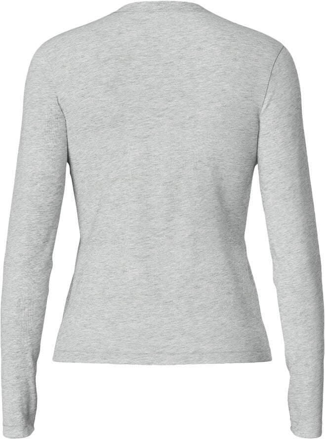 Pieces PCMARA LS TEE NOOS BC Grå