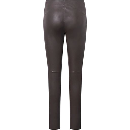 Depeche Aya Leather Leggings, Chocolate, 40