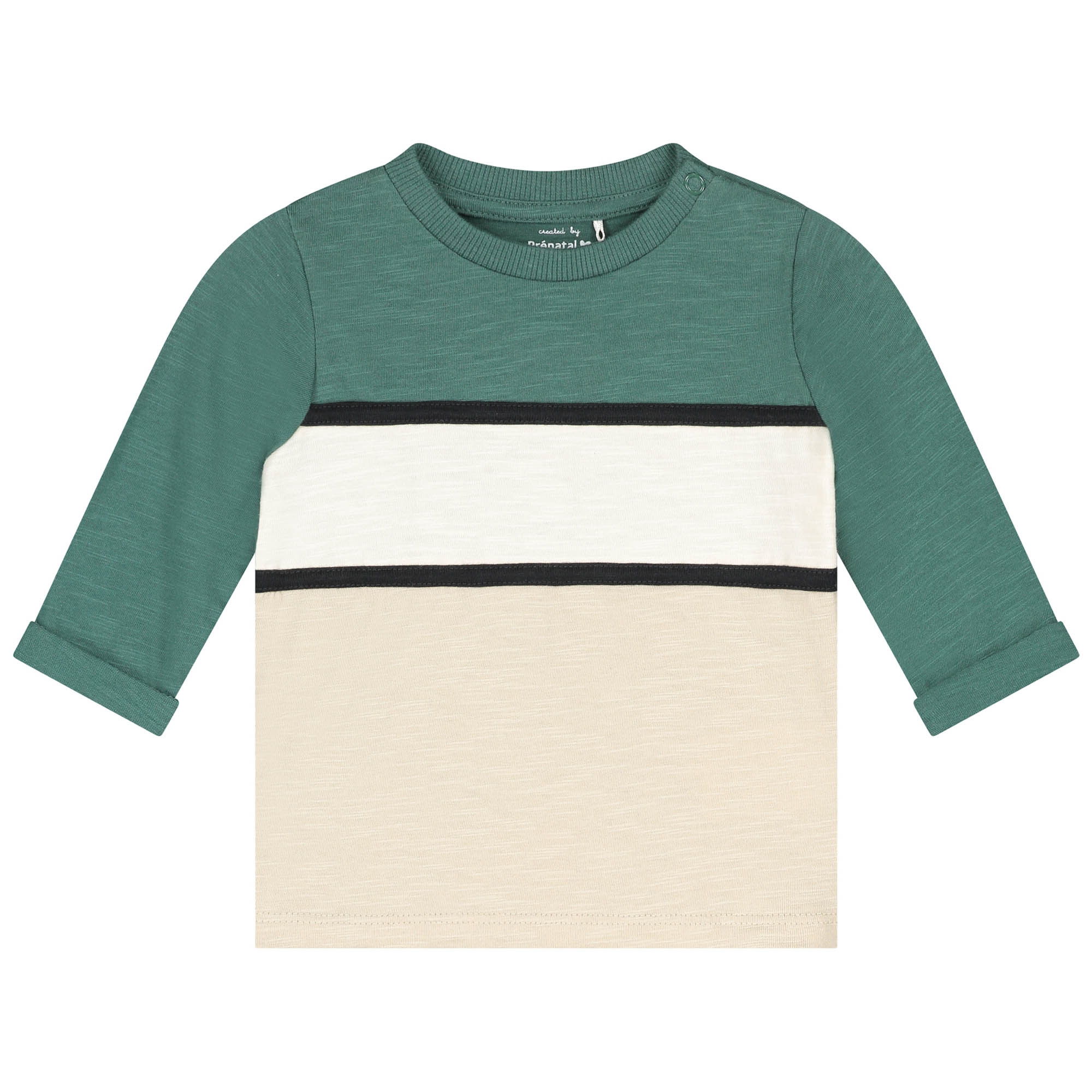 Prénatal baby shirt lange mouwen strepen multi