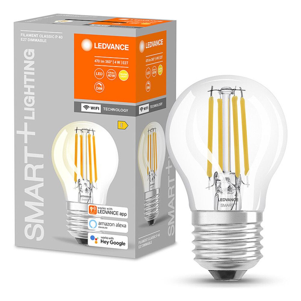 LYSPÆRE LEDVANCE LED SMART+ WIFI CLP E27 470LM 4W DIMBAR