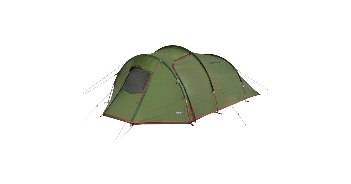 High PeakGoshawk 4 tent  (Groen/rood)