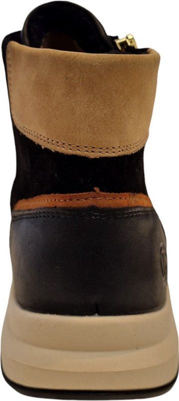 Remonte dames hoge sneaker - Zwart multi