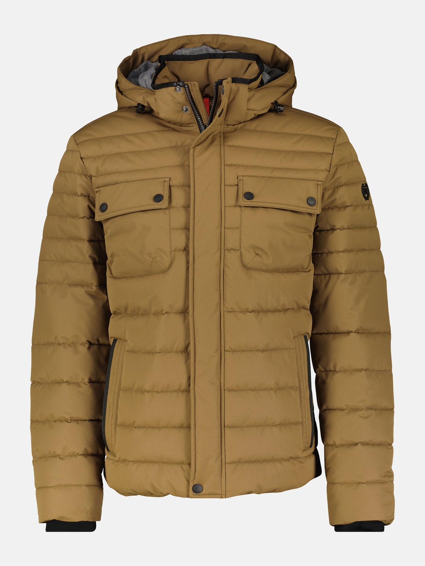 Steppjacke mit abnehmbarer Kapuze