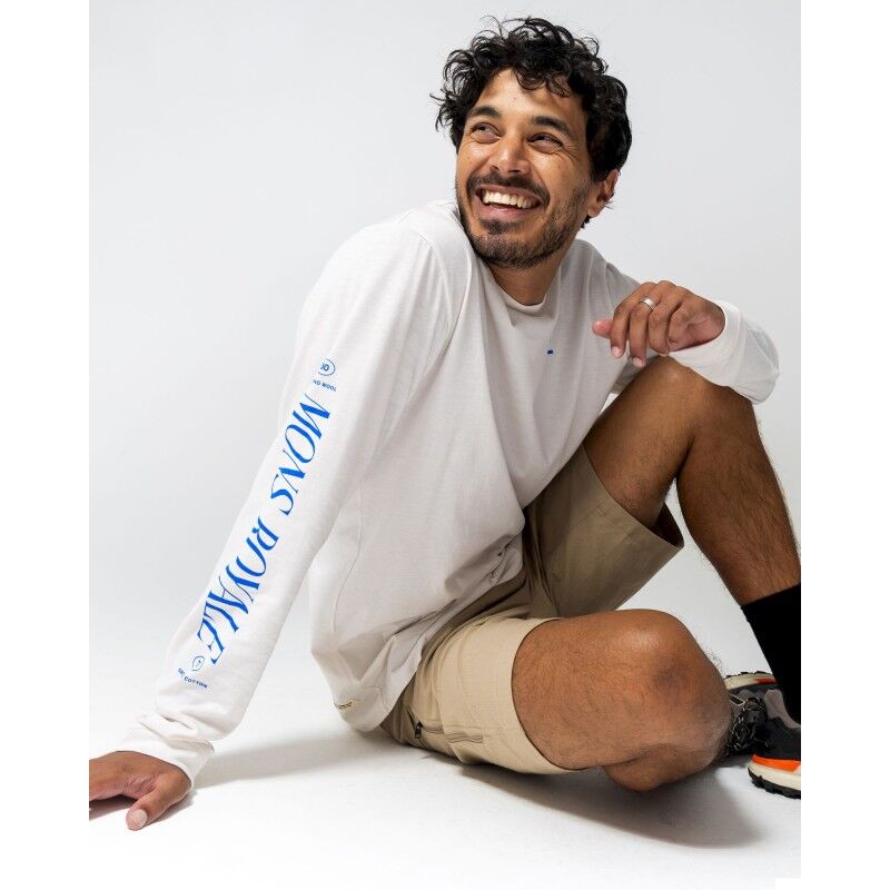 Yonder Merino Organic Cotton Long Sleeve - T-shirt en laine mérinos homme