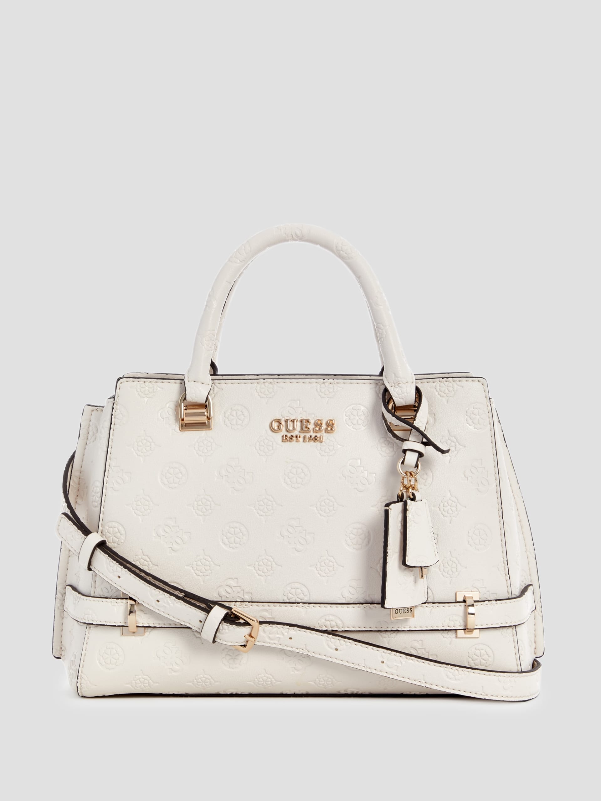 Bolsa de luxo Zarela com detalhes em relevo