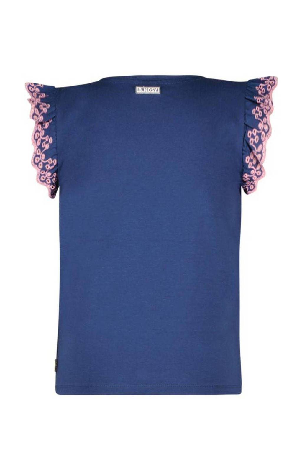 B.Nosy T-shirt Sylvie met printopdruk donkerblauw