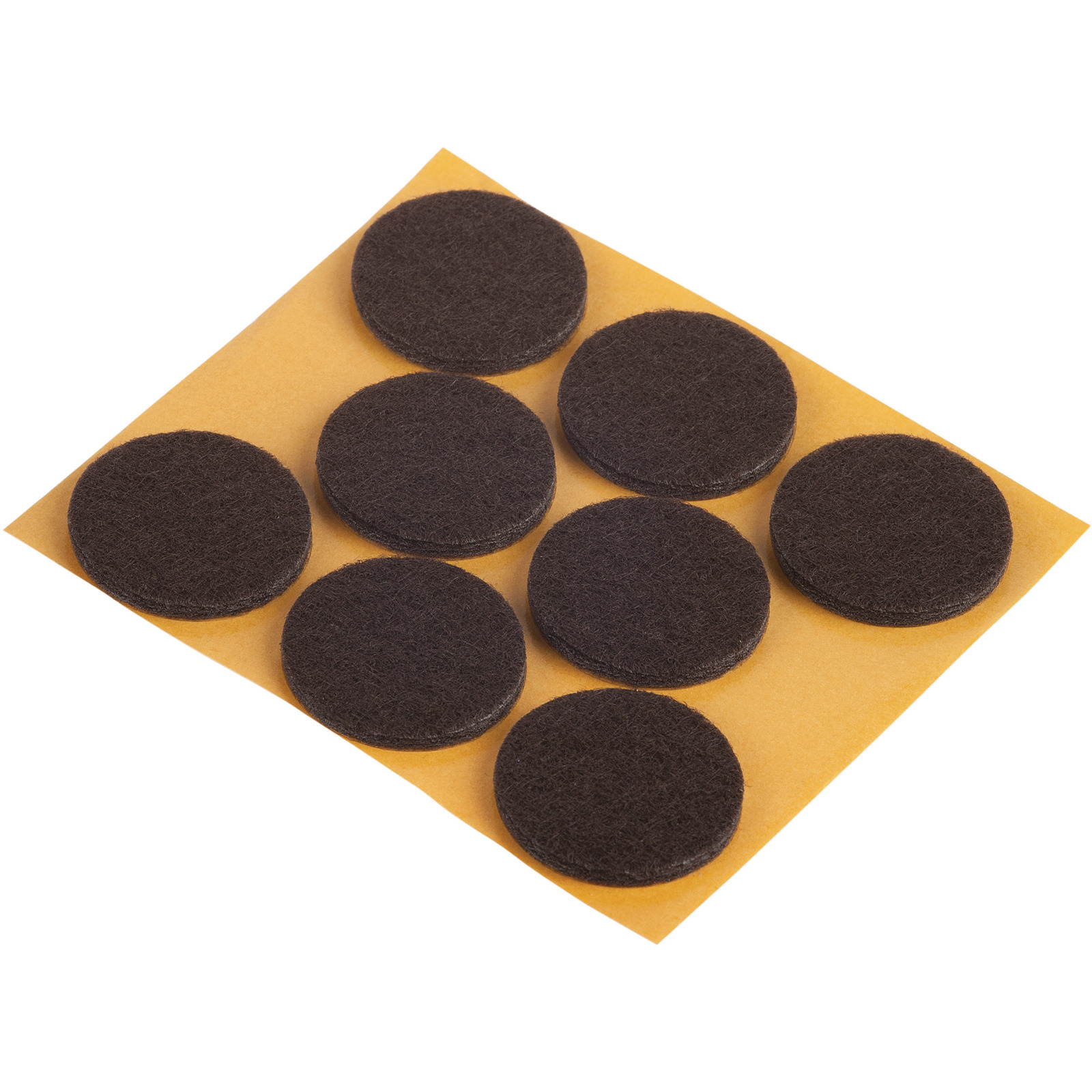 Filzgleiter klebend, Ø 2,8 cm, 8 Stück, schwarz
