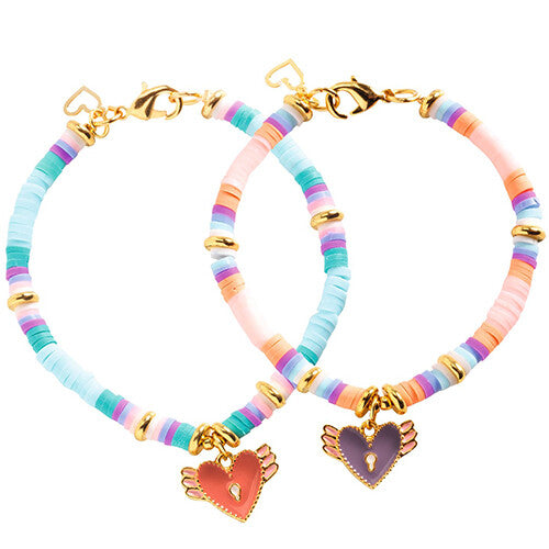 Djeco armbandjes maken me & you - heart heishi