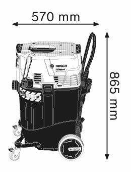 Bosch GAS 55 M AFC (NL LUX) Stofzuiger - 06019C3300