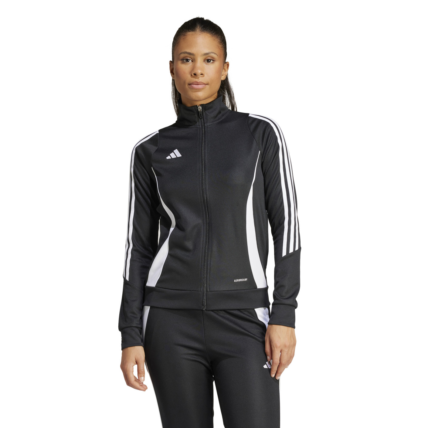 Adidas Tiro 24 Trainingsjack Dames Zwart Wit