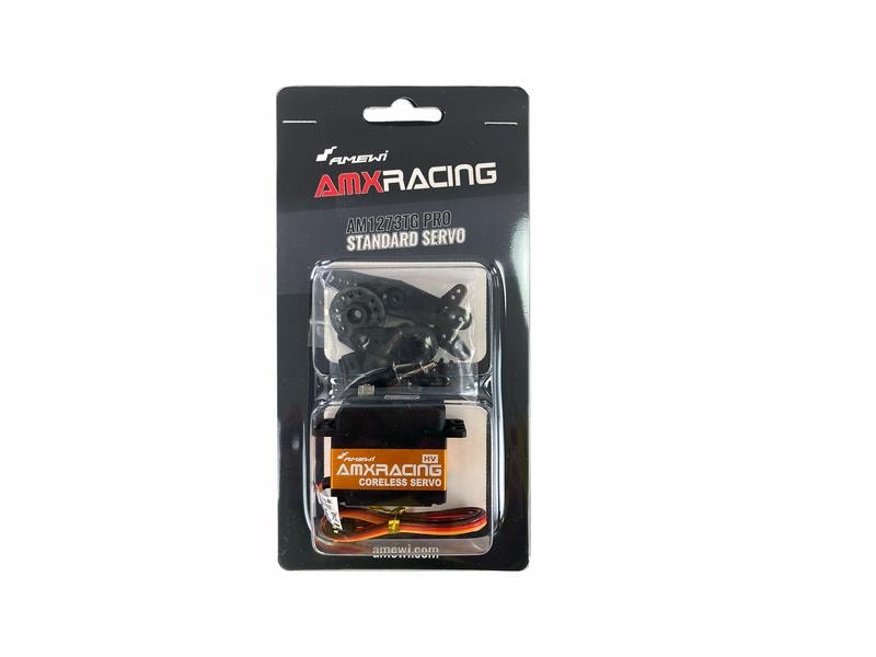 Amewi Standard Servo AM1273TG Pro 16 kg, 0.06 s, HV Softsta Digital HV Servo mit Titangetriebe und Sanftanlauf
