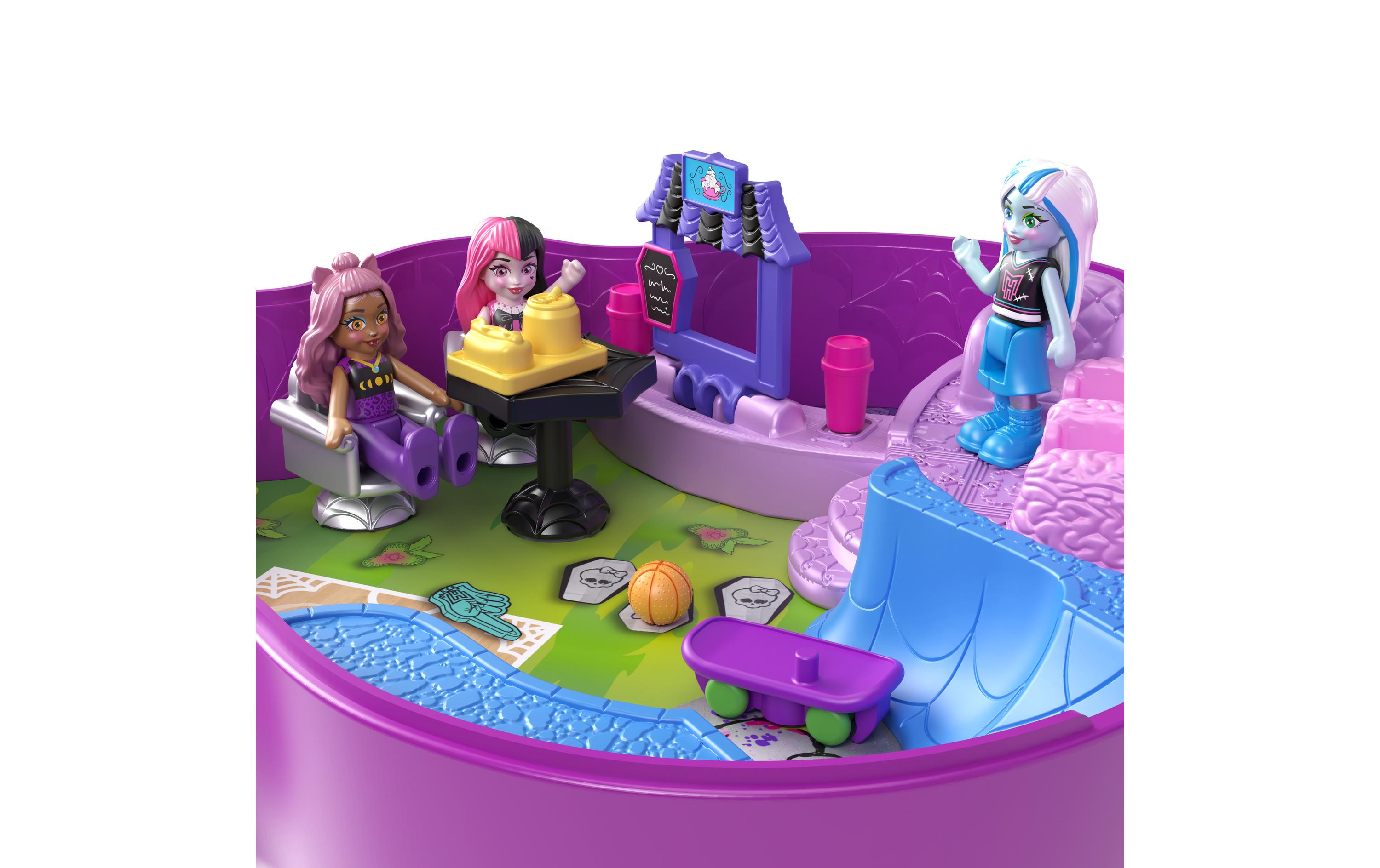 Spielset Polly Pocket Monster High Partnership CompactPuppen-Spielset