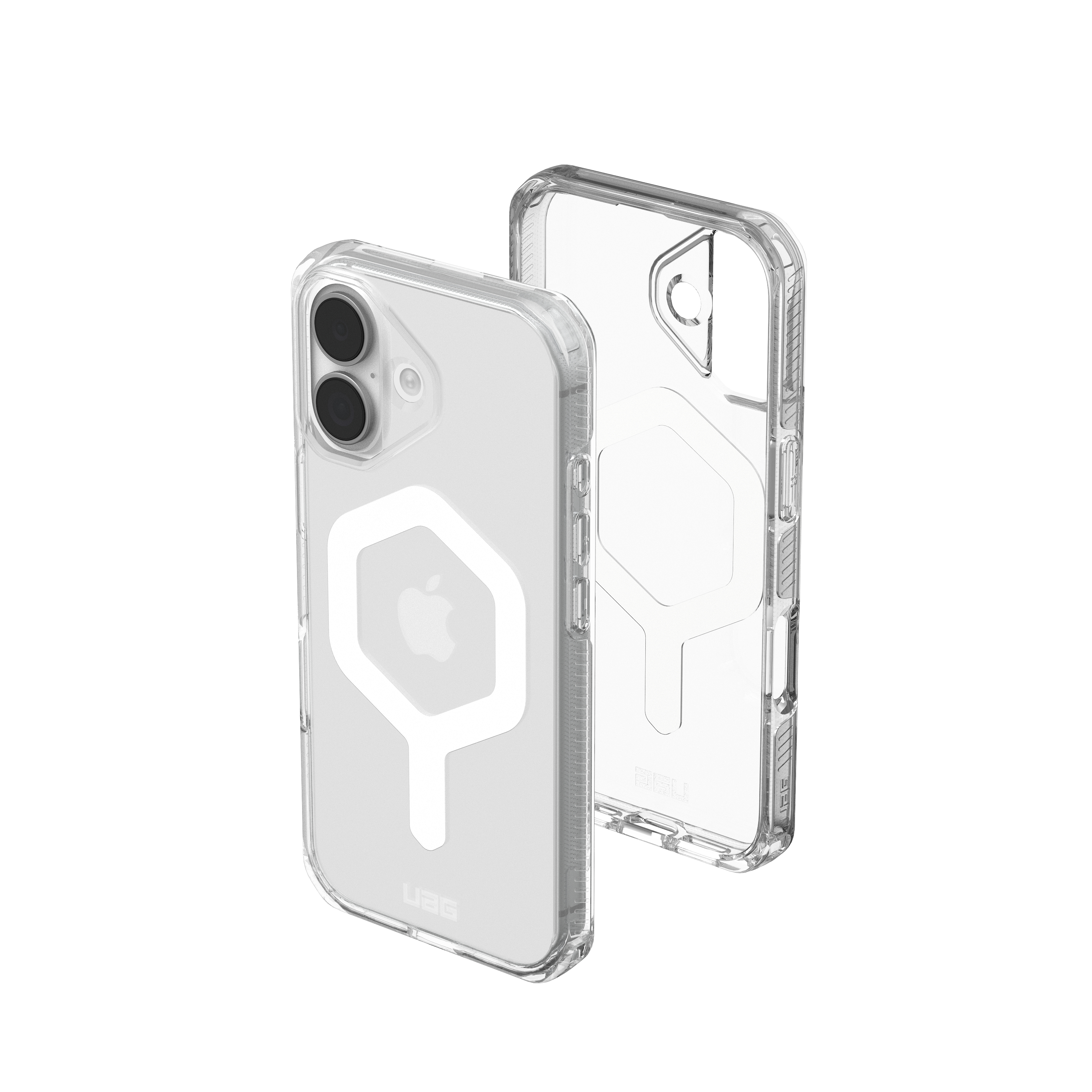 iPhone 17 MagSafe Hybrid Schutzhülle Plyo (114531114341) - Ice (Weiss / Transparent)
