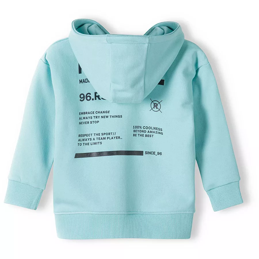MINOTI Sweatjacke RESPECT Mintgrün