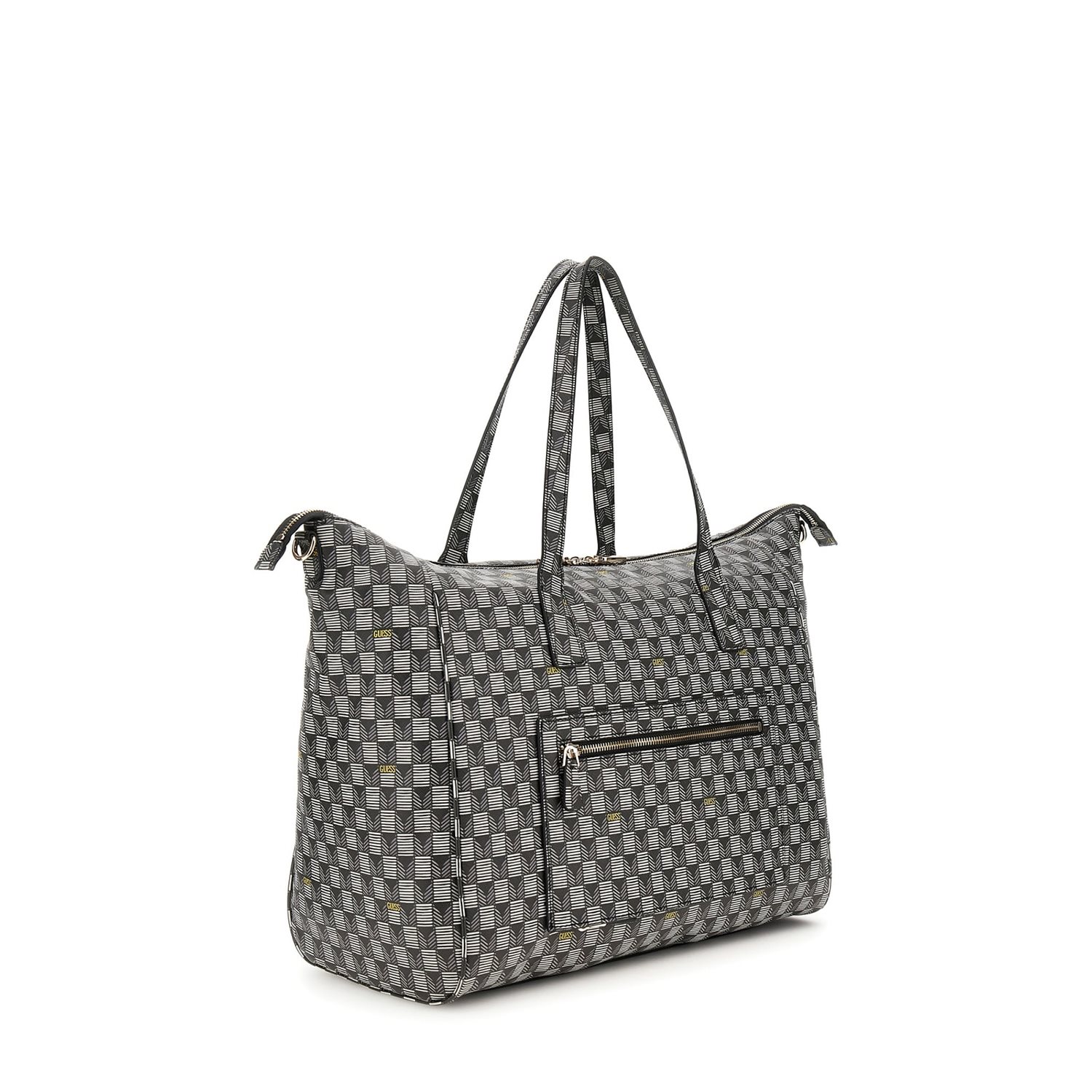Guess G Wave Carryon Large Tote black logo