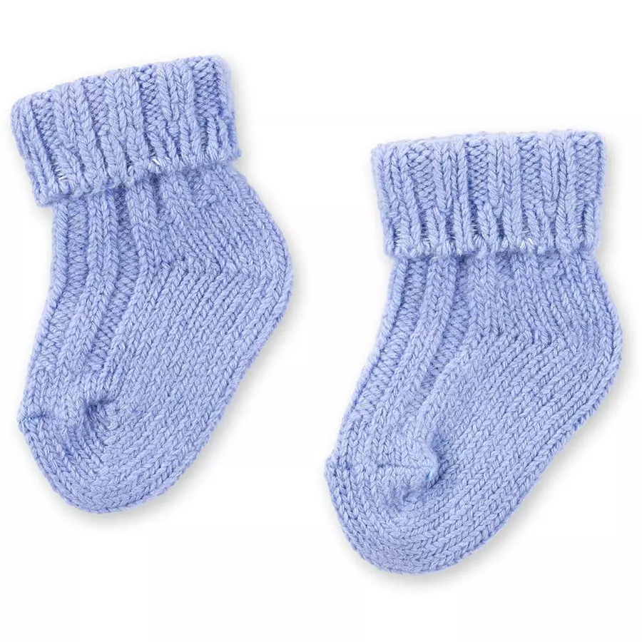 Hofbrucker Baby Socken Kaschmir Babysocken Himmelblau