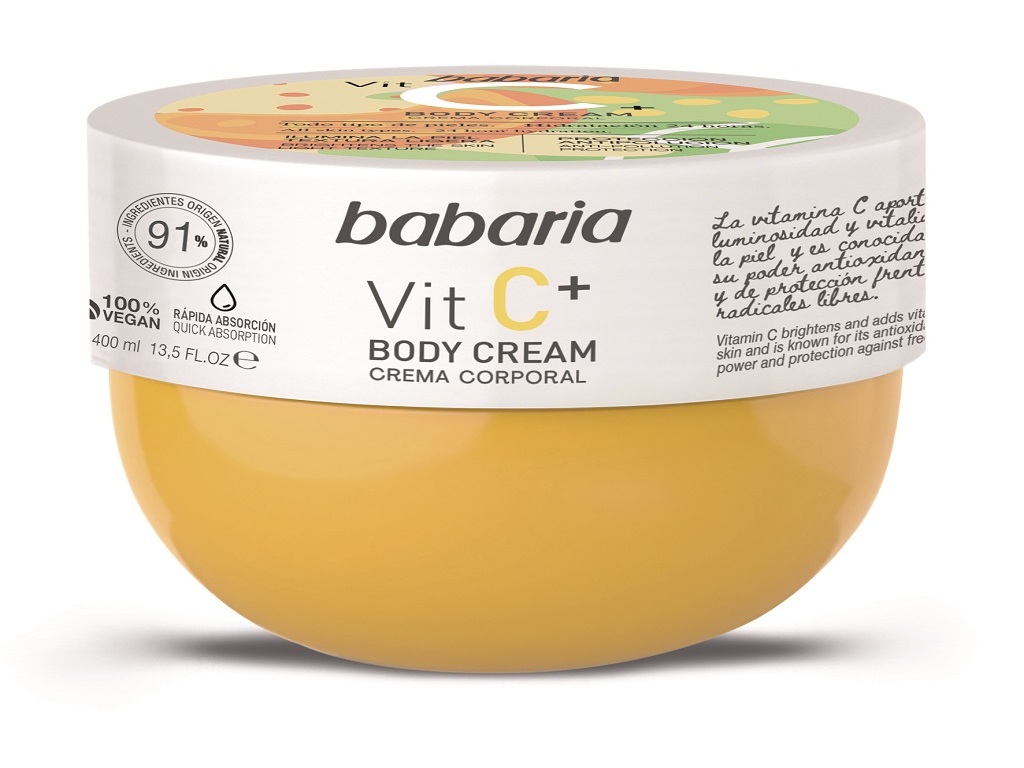 CREME CORPORAL VITAMINA C BABARIA 400 ML.