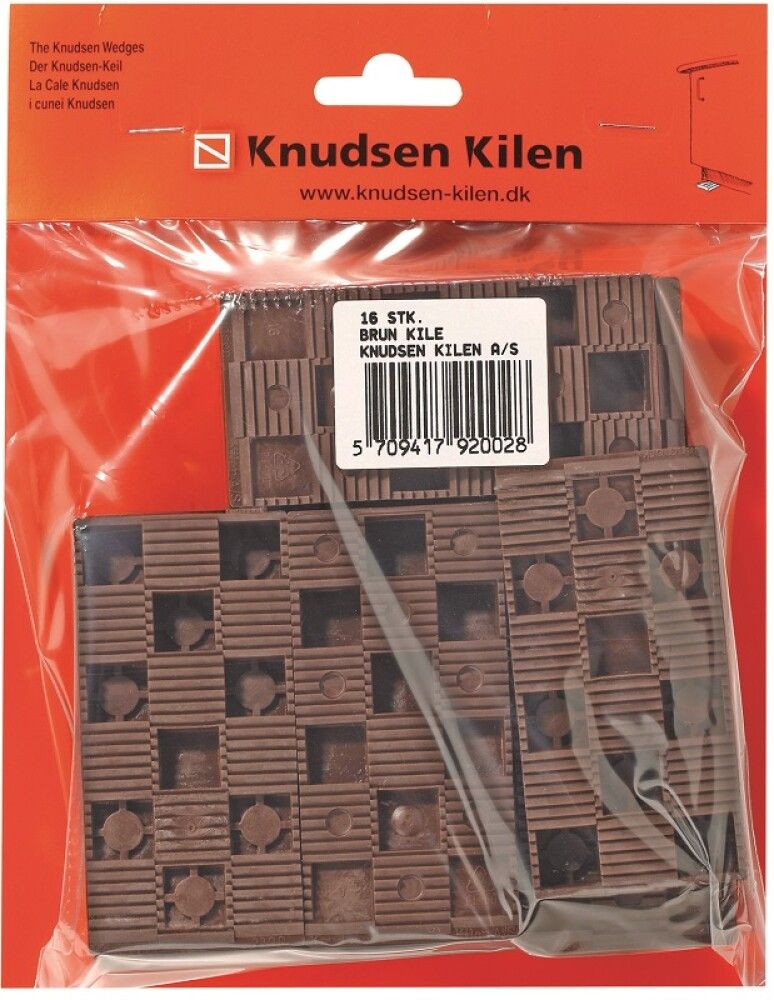 KILE KNUDSEN KILEN 15X45X90MM 16 STK BRUN