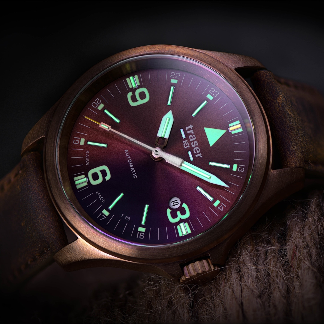traser P67 Officer Pro Automatic Bronze Brown