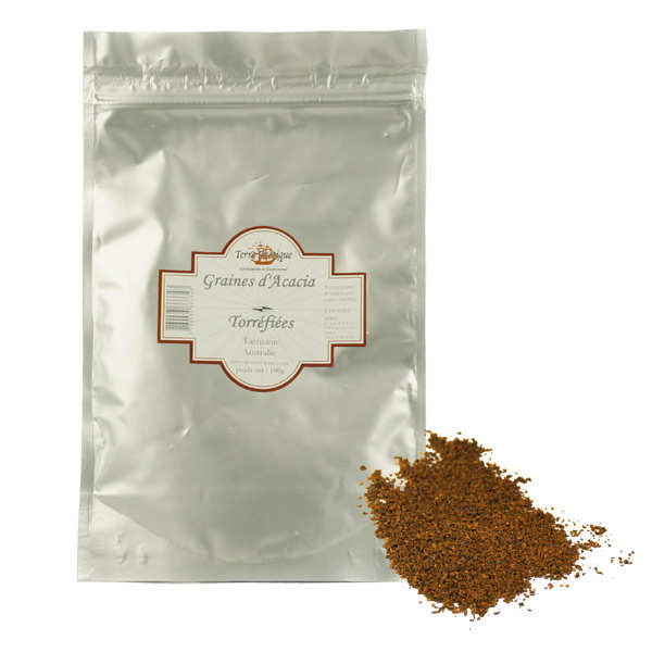 Graines d'acacia torréfiées en poudre de Tasmanie