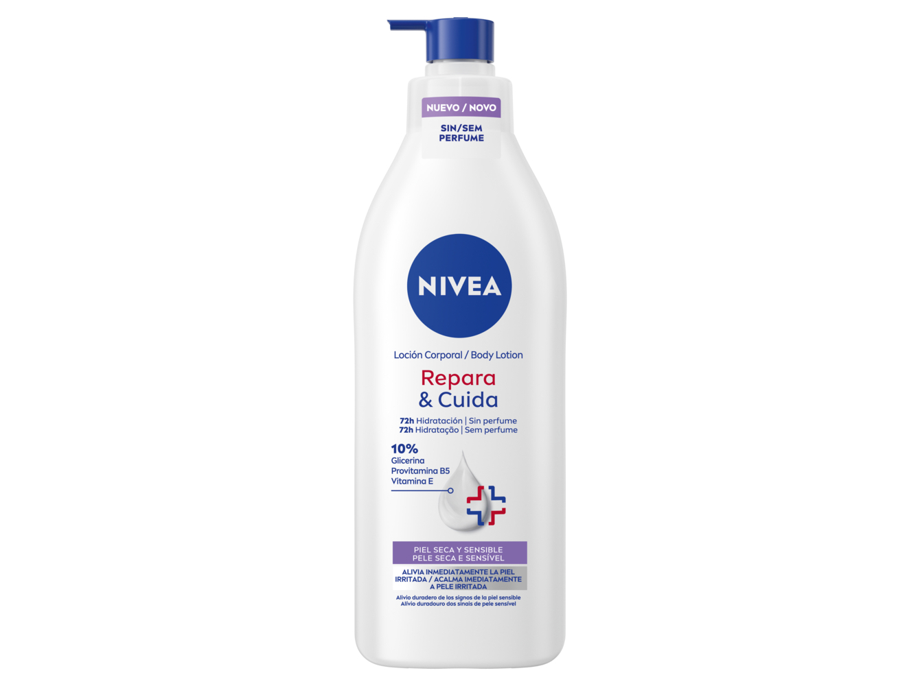 LOÃÃO NIVEA R&C SEM PERFUME 400 ML