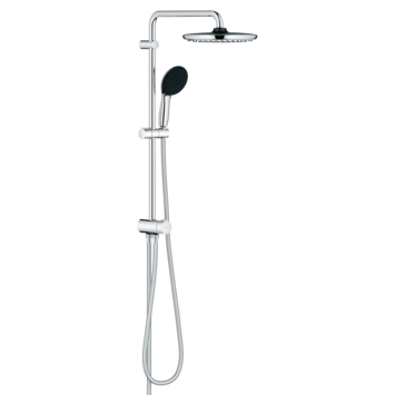 Grohe Douchesysteem Vitalio Start 250 met omstelling Rond, Max. 8,0L/M Bij 3 Bar Chroom - hartafstand kraan 15 cm