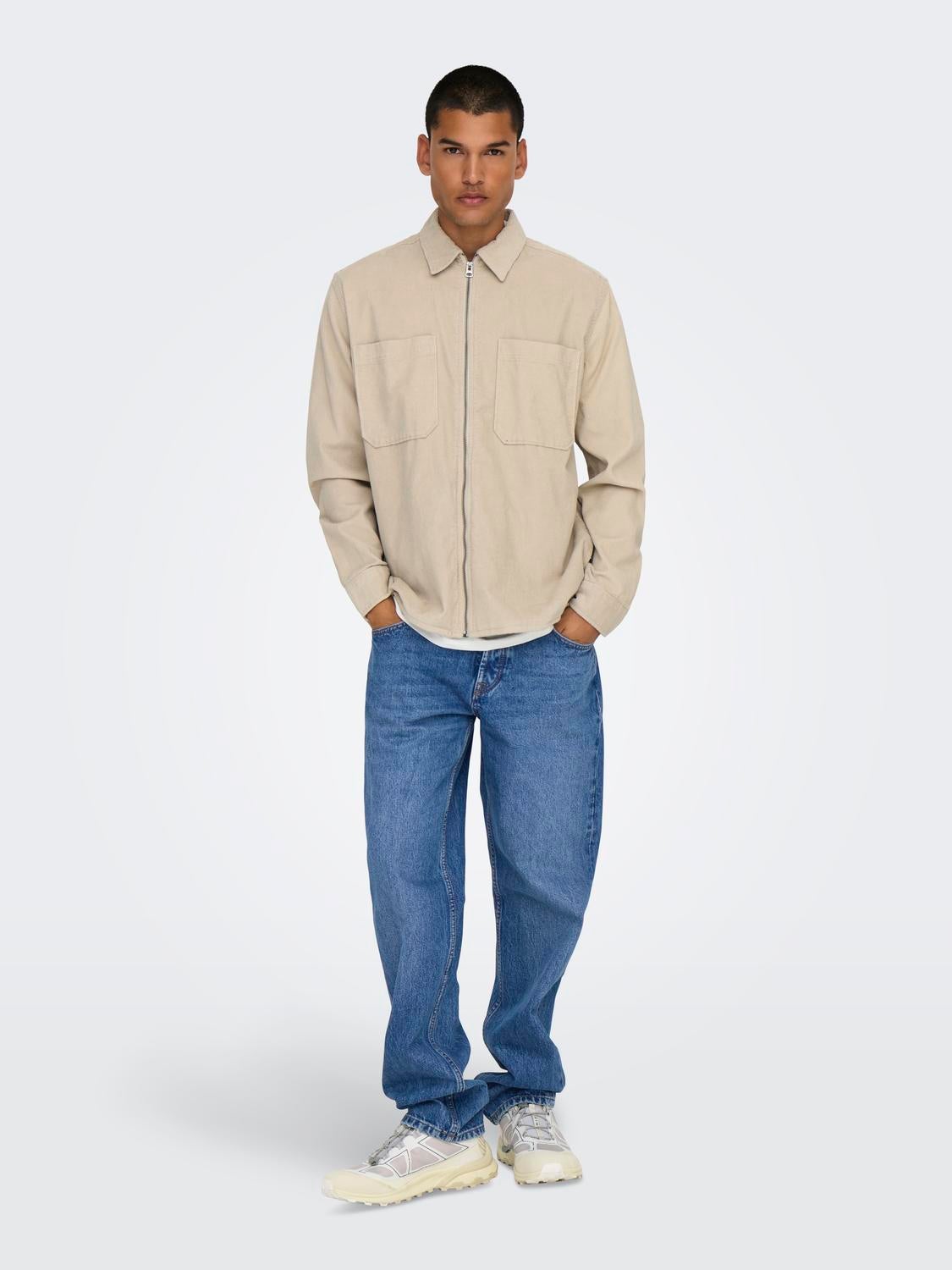 ONSEDGE Mid Rise Gerade geschnitten Jeans Special Bright Blue Denim