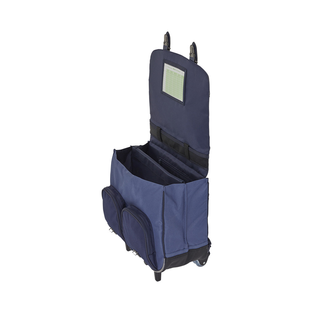 Cartable trolley Colin bleu